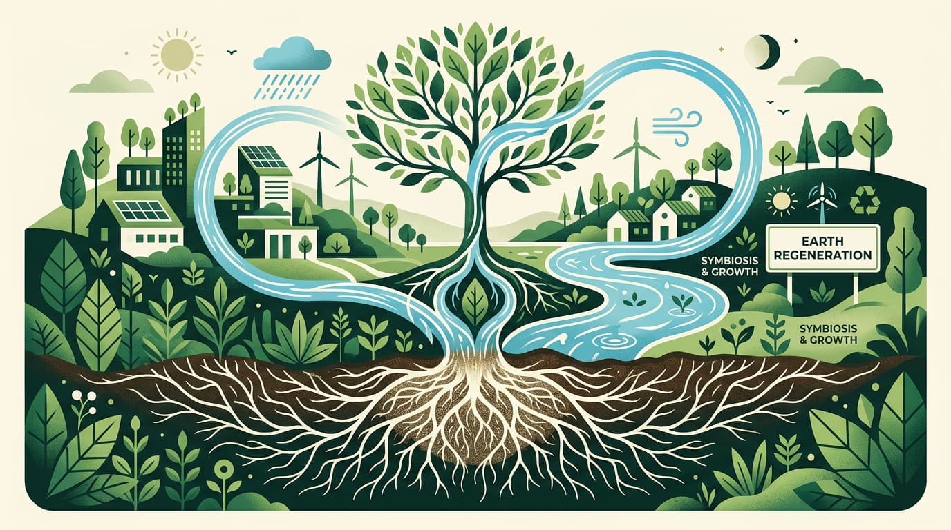 Biological research illustration for: Mycorrhizal Inoculation in Tropical Reforestation
